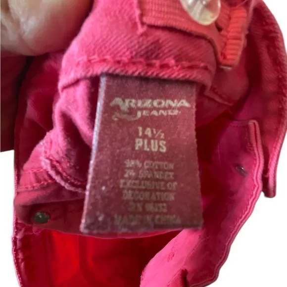Arizona Jean Company Pink Denim Shorts Casual Summer - Picture 6 of 6
